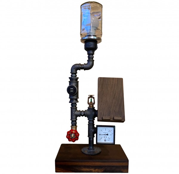 Nachttischlampe Industriestyle FARADAY links Nachttischlampe Industriestyle FARADAY links