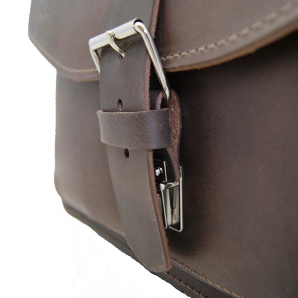 A4 Aktentasche Leder Herren braun Schließe 1419-38 A4 Aktentasche Leder Herren braun Schließe 1419-38