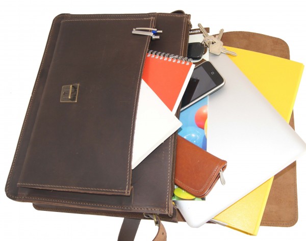 Aktentasche Herren Leder A4 liegend Aktentasche Herren Leder A4 liegend