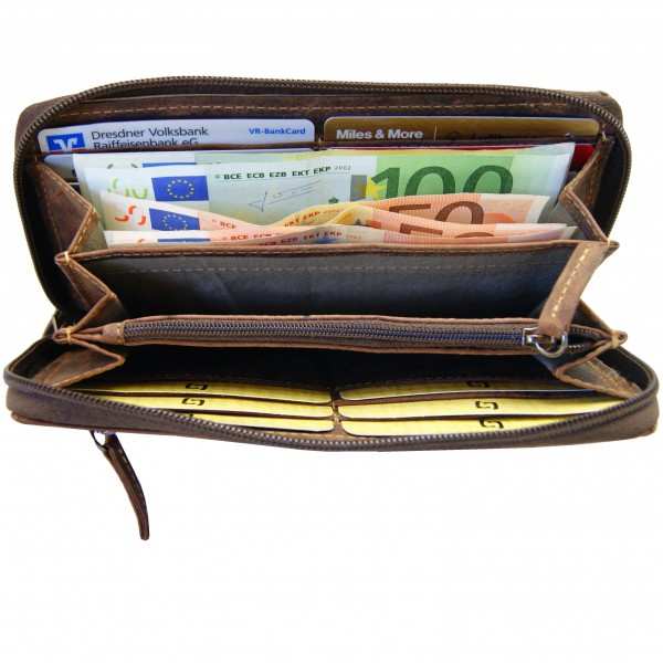 Western-Langbörse Ribanna für Damen aus Leder Western-Langbörse Ribanna für Damen aus Leder