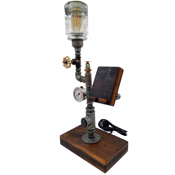 Nachttischlampe EINSTEIN 2 mit Handyhalterung Nachttischlampe EINSTEIN 2 mit Handyhalterung