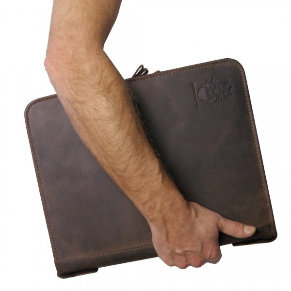 Ringbuchmappe für Herren aus Leder 841 Ringbuchmappe für Herren aus Leder 841