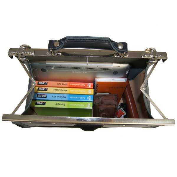 Umhängetasche Bingen Bio-Leder schwarz Umhängetasche Bingen Bio-Leder schwarz